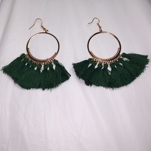 NEW TASSEL HOOP EARRINGS